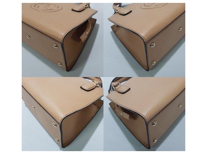 Gucci Borsa Tote Soho con manico superiore e tracolla Marrone - vista 7