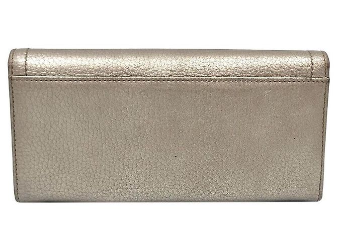 Gucci Langer Ledergeldbörse Braun - Ansicht 2