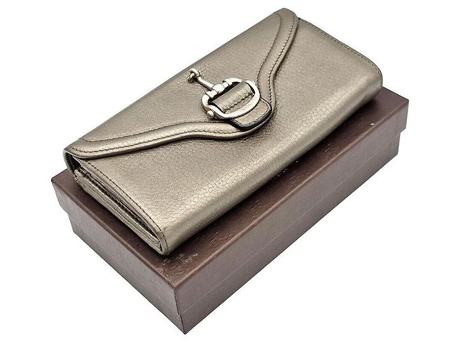 Gucci Langer Ledergeldbörse Braun - Ansicht 6