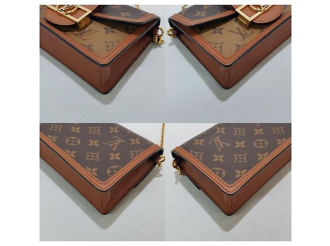 Louis Vuitton Mini borsa a tracolla Dauphine Chain Wallet - vista 7