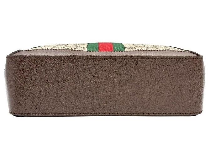 Gucci Borsa a tracolla Ophidia GG piccola Marrone - vista 6