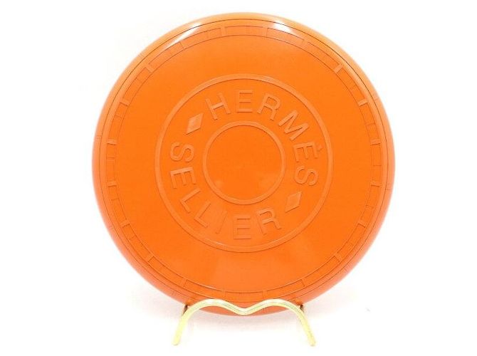 Hermès Hundespielzeug WOUF Round Disc Orange - Ansicht 5