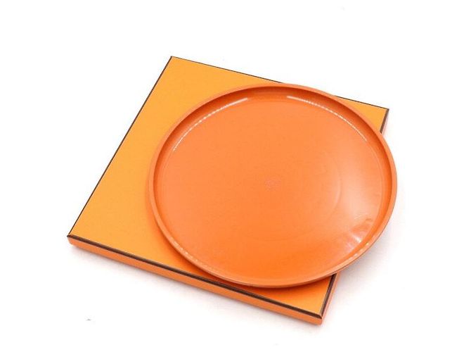 Hermès Hundespielzeug WOUF Round Disc Orange - Ansicht 6