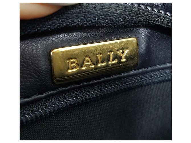 Bally Vintage gesteppte Schultertasche Schwarz - Ansicht 10