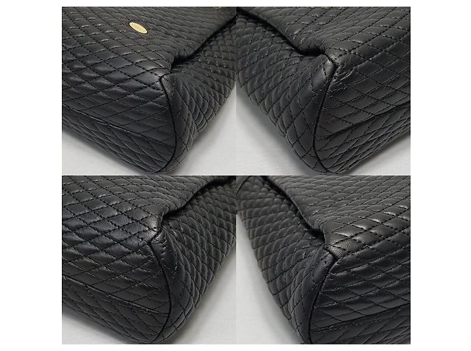 Bally Vintage gesteppte Schultertasche Schwarz - Ansicht 7