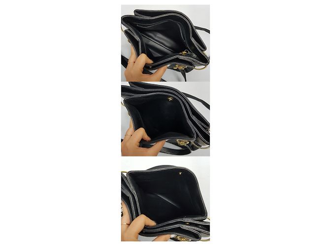 Bally Vintage gesteppte Schultertasche Schwarz - Ansicht 9