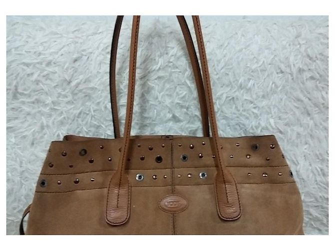 Tod's Borsa a tracolla in scamosciato - vista 3