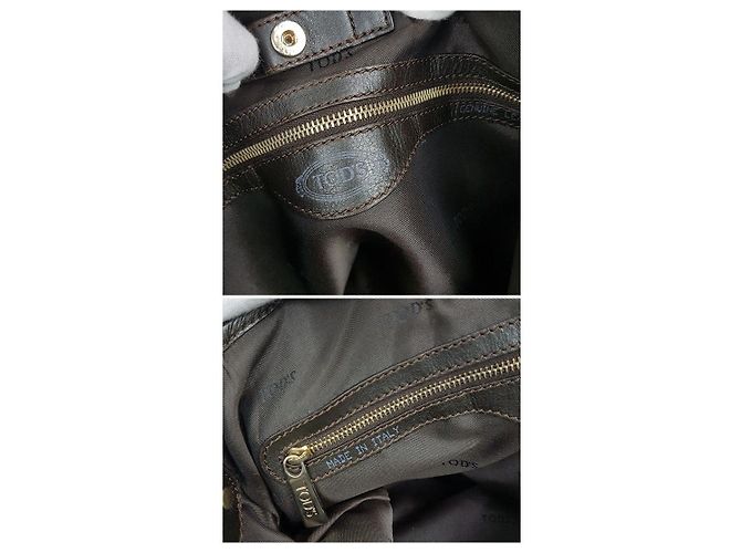 Tod's Bolso de cuero marrón Castaño - vista 10