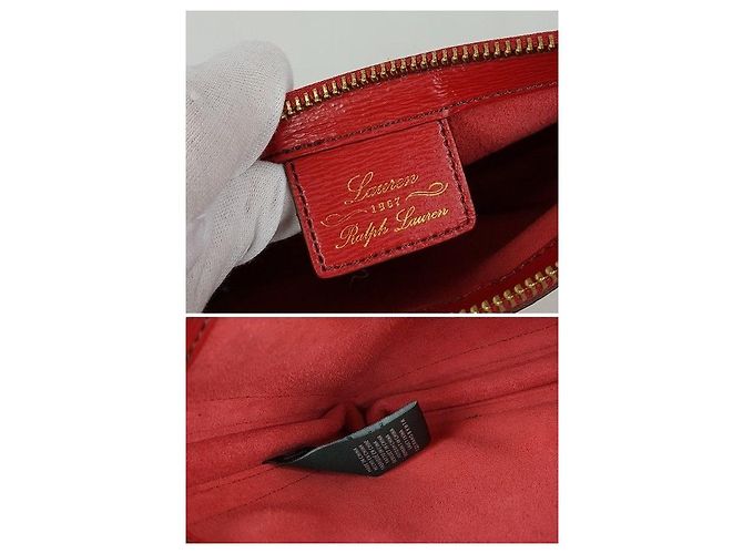 Borsa a tracolla Ralph Lauren Rosso - vista 9