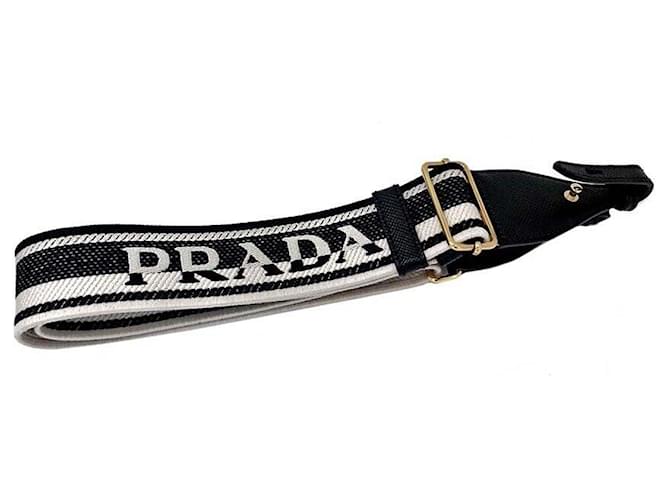 Prada Borsa a tracolla in Saffiano monocromatica Nero - vista 9