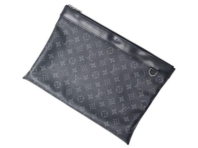 Louis Vuitton Pochette Eclipse Apollo Clutch Marron - vue 2