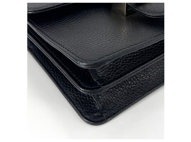 Gucci Bolso bandolera de cadena entrelazada Negro - Ansicht 8