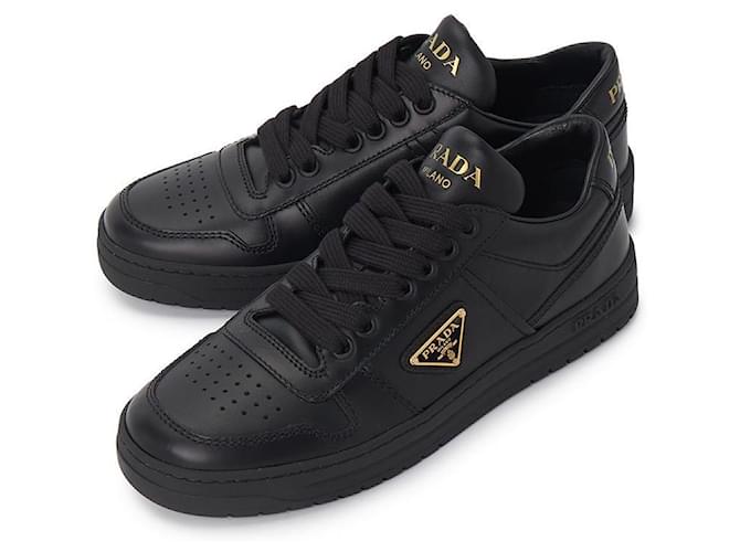 Prada Sneaker Downtown da donna Nero - vista 2
