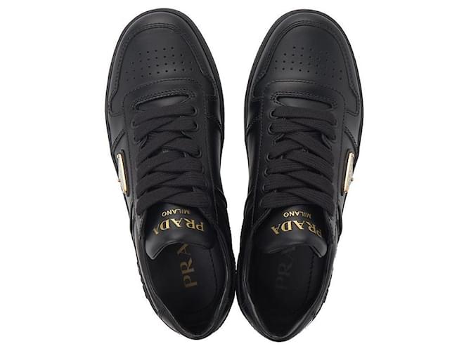 Prada Sneaker Downtown da donna Nero - vista 3