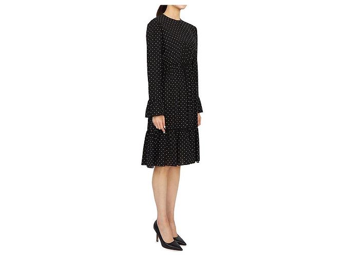 Gucci Vestido de seda con lunares Negro - vista 5