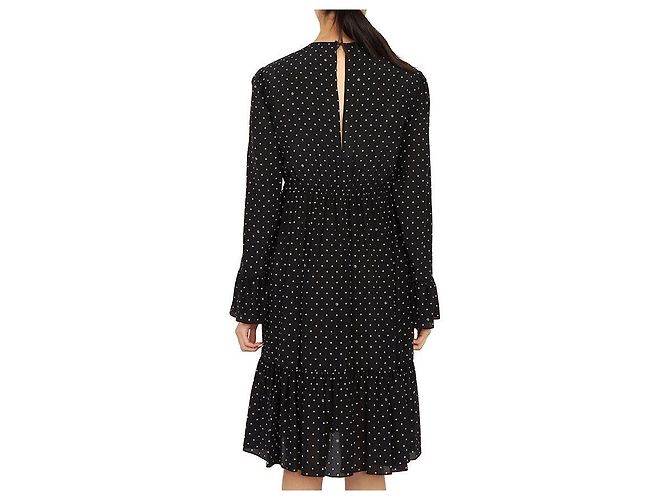 Gucci Vestido de seda con lunares Negro - vista 6