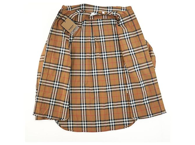 Burberry Verifica Camicia da Donna Marrone IVERY Classic Luxury Gift - vista 19