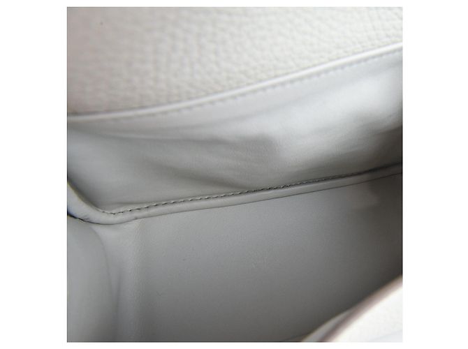 Hermès Borsa Tote Lindy Crossbody Bianco - vista 5