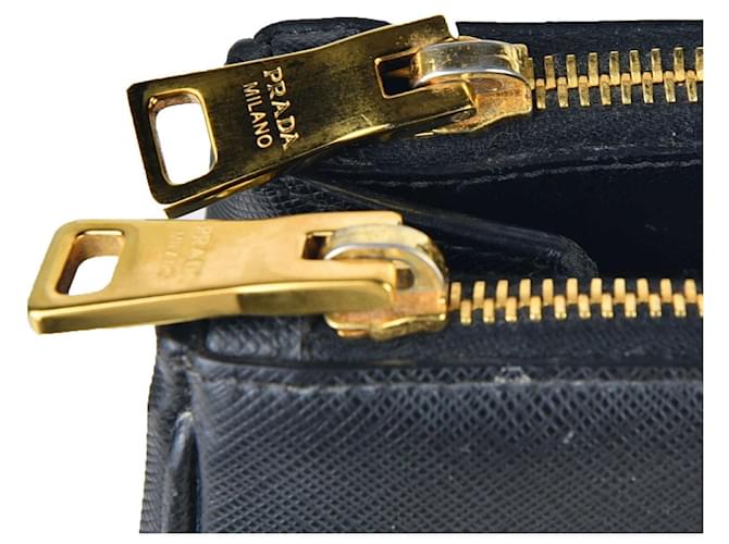 Prada Borsa Tote Saffiano Nero - vista 5