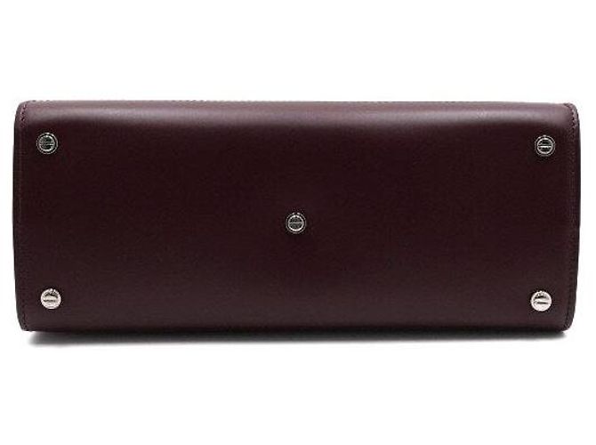 Givenchy Piccola borsa tote e borsa a tracolla Leather Horizon Crossbody Bordeaux - vista 6