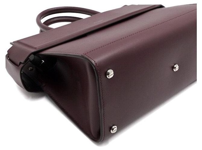 Givenchy Piccola borsa tote e borsa a tracolla Leather Horizon Crossbody Bordeaux - vista 7