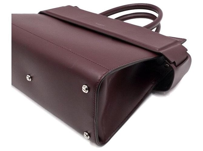 Givenchy Piccola borsa tote e borsa a tracolla Leather Horizon Crossbody Bordeaux - vista 8