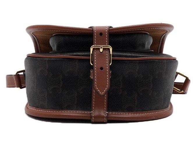 Céline Bolsa de Ombro e Bolsa Transversal Triomphe Polko Medium Branco - vista 7