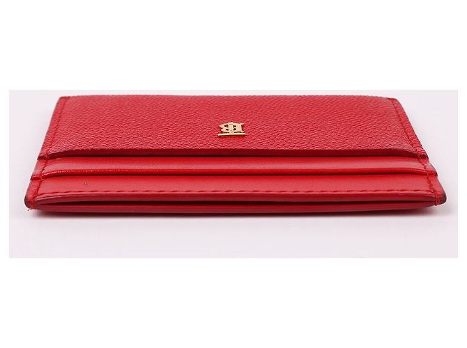 Burberry Roter Unisex-Kartenhalter mit TB-Logo, vergoldet - Ansicht 10