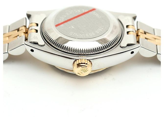 Rolex Datejust Small Ladies' Combi Aftersetting Diamond Uhr Golden - Ansicht 13