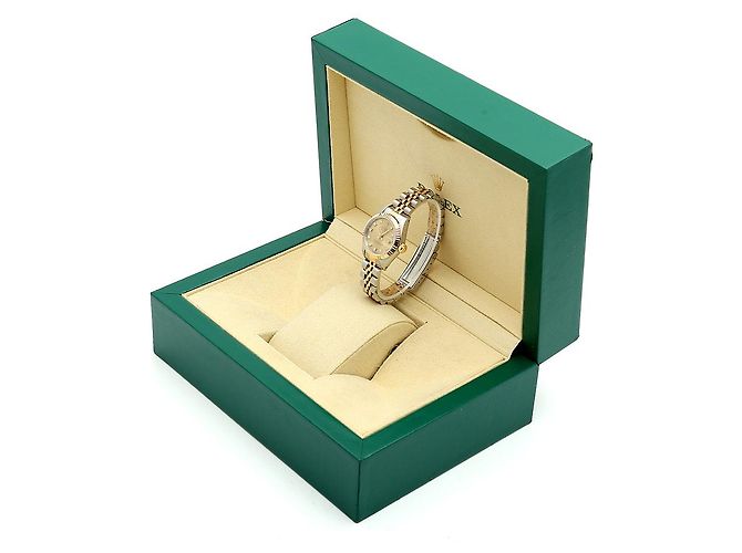 Rolex Datejust Small Ladies' Combi Aftersetting Diamond Uhr Golden - Ansicht 26
