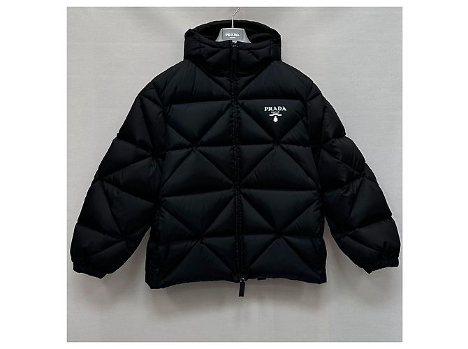 Prada Chaqueta acolchada de gabardina de Re-Nylon oversized (ajuste oversized para mujer) Multicolor - vista 2