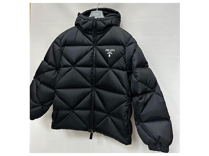 Prada Chaqueta acolchada de gabardina de Re-Nylon oversized (ajuste oversized para mujer) Multicolor - vista 4
