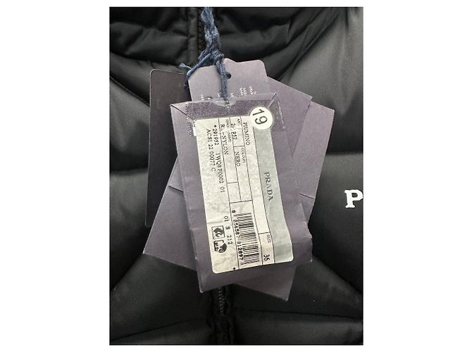 Prada Chaqueta acolchada de gabardina de Re-Nylon oversized (ajuste oversized para mujer) Multicolor - vista 8