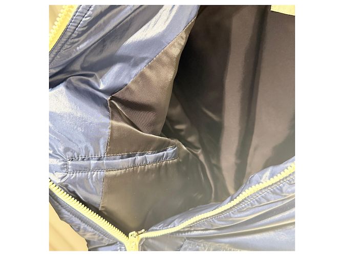 Céline Leichte Nylon-Bomberjacke Blau - Ansicht 6