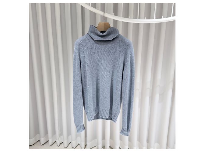 Loro Piana Baby Kaschmir Rollkragen Strick Mehrfarben - Ansicht 2