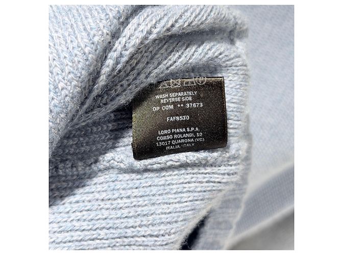 Loro Piana Baby Kaschmir Rollkragen Strick Mehrfarben - Ansicht 8