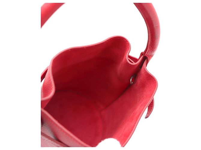 Céline Borsa Tote Nano Bucket e Borsa a Spalla Rosso - vista 17