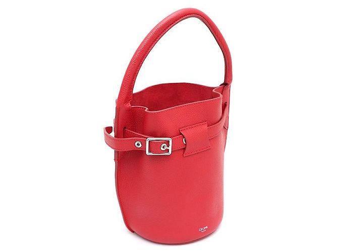 Céline Borsa Tote Nano Bucket e Borsa a Spalla Rosso - vista 2