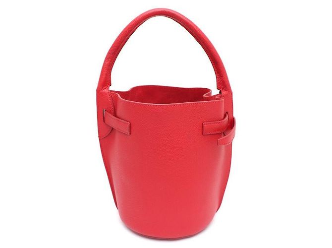 Céline Borsa Tote Nano Bucket e Borsa a Spalla Rosso - vista 3