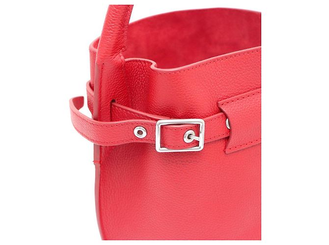 Céline Borsa Tote Nano Bucket e Borsa a Spalla Rosso - vista 5