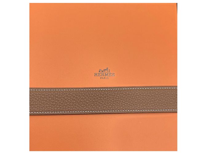 Hermès Cintura reversibile Nero/Oro Oro Rosa - vista 7