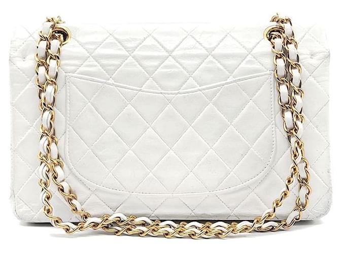Chanel Pelle di agnello Classic Medium Argento - vista 3