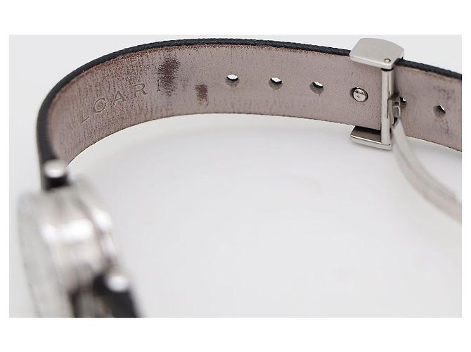 Bulgari Relógio de couro feminino em aço e quartzo Multicor - vista 8