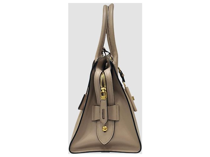 Prada Borsa Tote Esplanade Saffiano Beige Marrone - vista 4