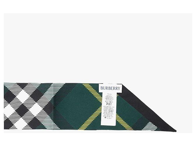 Burberry Foulard Twilly in seta Check - vista 8