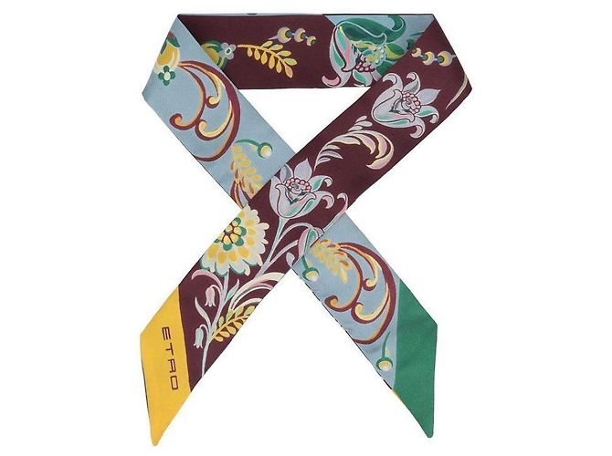 Etro Foulard in seta skinny Multicolore - vista 3