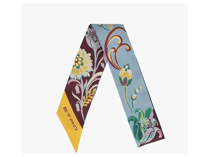 Etro Foulard in seta skinny Multicolore - vista 6