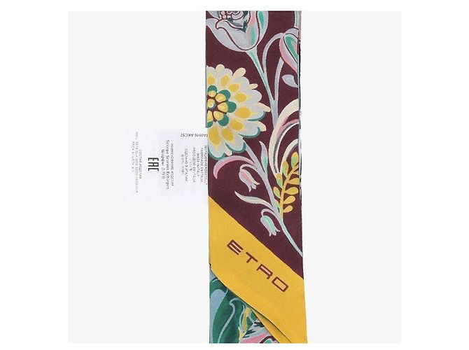Etro Foulard in seta skinny Multicolore - vista 8