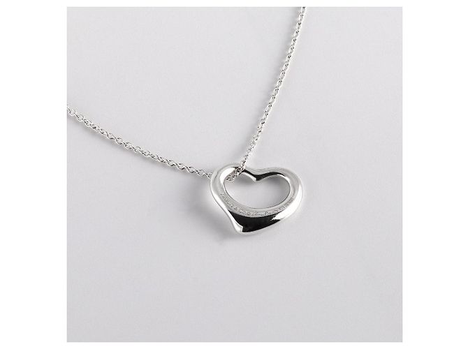 Tiffany & Co Pendente Open Heart in argento Elsa Peretti - vista 2