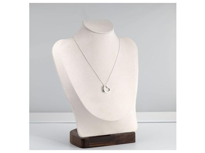 Tiffany & Co Pendente Open Heart in argento Elsa Peretti - vista 3